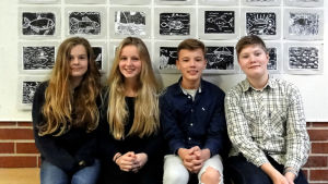 Karolina Tujulin, Gabriela Möller, Oscar Höckerstedt och Ilja Freudentahl. Karolina Tujulin, Gabriela Möller, Oscar Höckerstedt och Ilja Freudentahl.