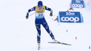 Riitta-Liisa Roponen kör för fullt i Beitostölen. Riitta-Liisa Roponen