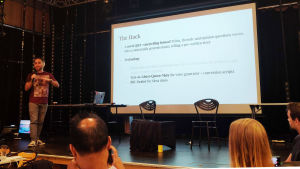 Voittajien demoesittely Ebun voice hackathonin voittajatiimi demoesittely