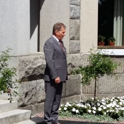 President Sauli Niinistö på Gullranda