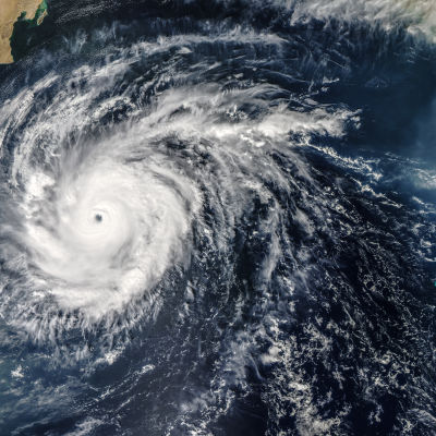 Cyklonen Chapala som slog till mot Jemen i november 2015