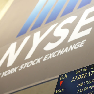 New York-börsen den 4 januari 2016.