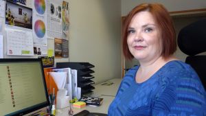 Miina Kajos leder Muunto-projektet. Miina Kajos är projektansvarig på A-klinikstiftelsen