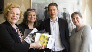 Minna Joenniemi, Erja Manto, Fredrik Hertzberg ja Marit Lindqvist