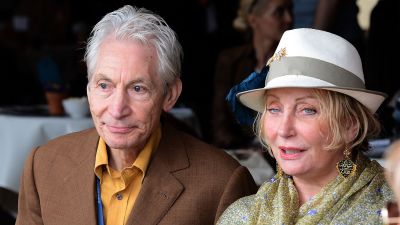 Charlie Watts och hustrun Shirley 2012