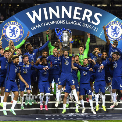 Chelsea firar CL-titeln.