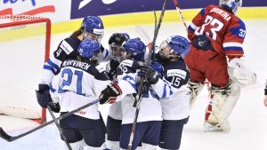 Rosa Lindstedt gjorde 1-0 till Finland.