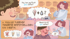 Kuulija yleensä ymmärtää epätäydellisenkin viestin.