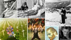 Vasemmalta ylhäältä myötäpäivään: 8 1/2, Morgan - toivoton tapaus, Kultakuume, Lain vartija, Rakkaudella Vincent, Platoon - nuoret sotilaat, Oi! Mikä ihana sota! Kollaasi Teeman kesän 2020 elokuvista, vasemmalta ylhäältä myötäpäivään: 8 1/2, Morgan - toivoton tapaus, Kultakuume, Lain vartija, Rakkaudella Vincent, Platoon - nuoret sotilaat, Oi! Mikä ihana sota!