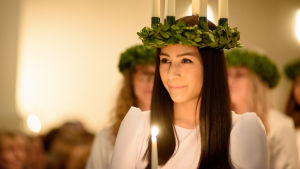 Finlands lucia heter i år Anna-Kajsa Edström och kommer från Jakobstad. Finlands lucia 2017.