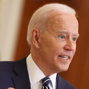 USA:n presidentti Joe Biden lehdistötilaisuudessa. 