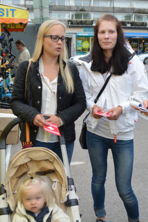 Emma och Ella Wahlström tycker att det är självklart att sjukhuset ska bevaras gallup