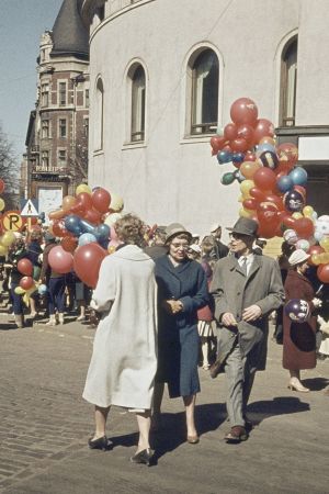 Valborgsfirande i Helsingfors 1960.