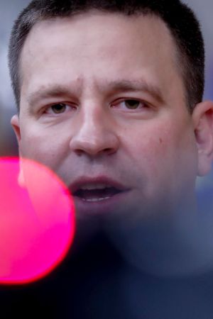 Jüri Ratas i natt. I morse lämnade han in sin avgångsbegäran till president Kersti Kaljulaid. Porträtt på Jüri Ratas.