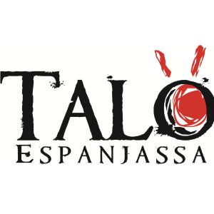 Talo Espanjassa -sarjan musta-punainen logo