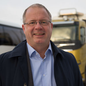 Martin Lundstedt säger att bränslecellstekniken är ett komplement till bilbatterierna. Volvos vd Martin Lundstedt.