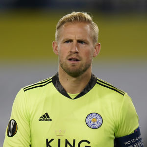 Leicesters danske målvakt Kasper Schmeichel får inte vakta målet mot Sverige. Leicesters danske målvakt Kasper Schmeichel får inte vakta målet mot Sverige.