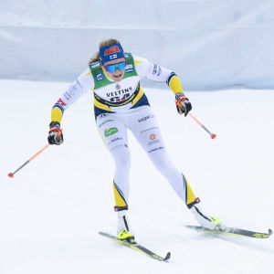 Julia Häger i Ruka.