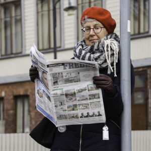 Helén Kurri, chefredaktör för tidningen Östnyland