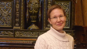 Ruth Illman. Porträtt av Ruth Illman, föreståndare för Donnerska institutet vid Åbo Akademi.