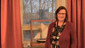 Elisabeth Kajander säger att hälso- och socialservicen i Hangö idag är på en god nivå. Elisabeth Kajander