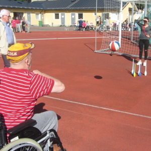 Bowling stod på programmet vid de olympiska spelen för äldre i Borgå