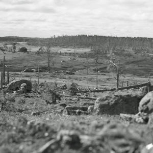 Ihantalan taistelumaastoa heinäkuussa 1944