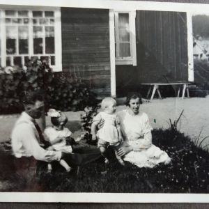 Ruth Johanssons barndomsfamilj i Mörkby, Pargas