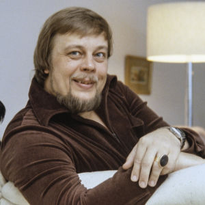 Matti Salminen kotonaan (1979).