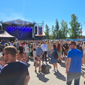 Lördagen på Vaasa festival i Inre hamnen 2023.