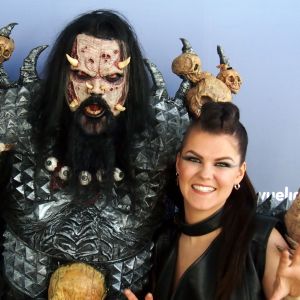 Lordi ja Saara Aalto tapasivat Lissabonissa, Eurovision Laulukilpailussa 2018
