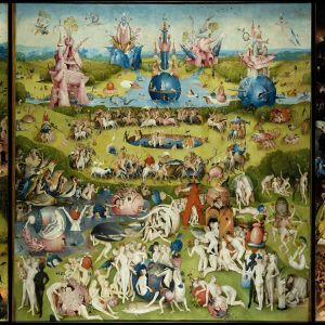 Hieronymus Boschin teos Maallisten ilojen puutarha