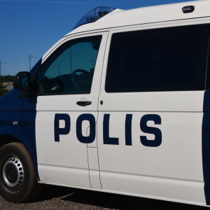 Polisbil i Vasa.
