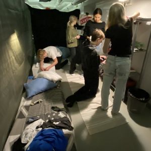 Ungdomar med i flyktrumsspel i Kimitoön.