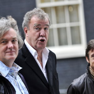 Från vänster: James May, Jeremy Clarkson och Richard Hammond i London i november 2011