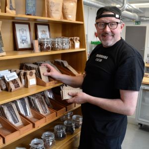 Peter Westerlund i Lilla Chokladfabriken.