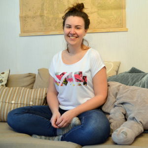 Trots olyckan har Malena Lindroos hållit humöret uppe. Malena Lindroos är producent för Önuf.