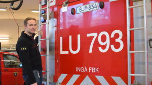 Niclas Kauppala är kårchef vid Ingå FBK. Kårchef Niclas Kauppala vid Ingå FBK