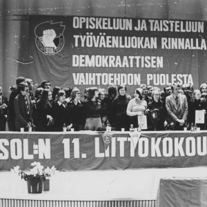 Sosialistisen opiskelijaliiton liittokokous vuonna 1977