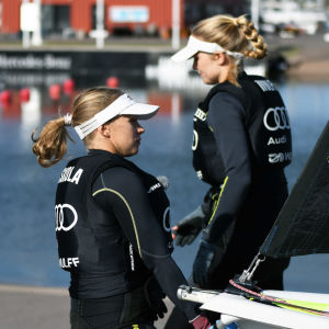Noora Ruskola och Mikaela Wulff i Helsingfors hösten 2020.