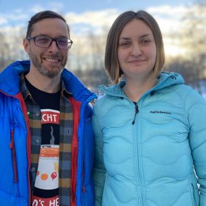 Läkarna Igor Sokolov och Julia Sokolova bor nu i Vasa.