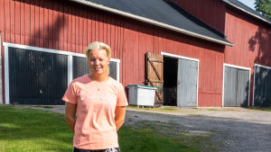 -Jag har mycket mer att ge, säger My Kippilä om att fortsätta spela i Mora. My Kippilä ute på sin hemgård.