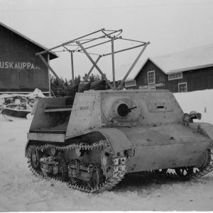 3.1.1940 Kunnostettu, vallattu tankki.Rovaniemi.