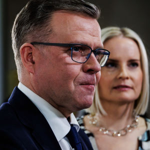 Orpo, Sanna Marin ja Riikka Purra.