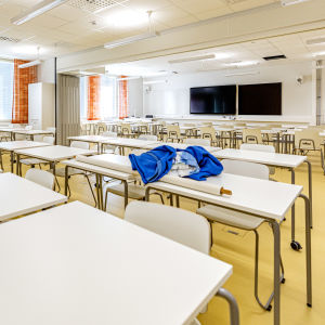 Klassrum i Pargas nya skolhus Brava lärcenter.