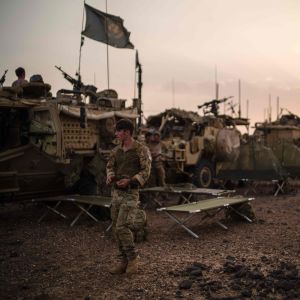 Brittiska soldater, som deltar i FN-operationen Minusma i Mali, fotograferades i Menaka-regionen i oktober i år.