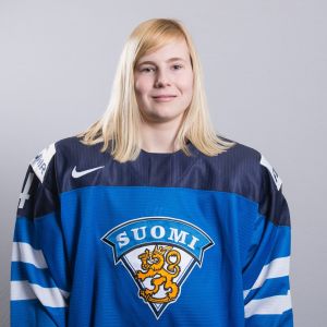 Stjärnskottet Petra Nieminen. Petra Nieminen gör sin VM debut i Damlejonen