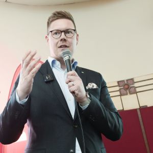 Antti Lindtman avaa puheenjohtajakampanjansa.