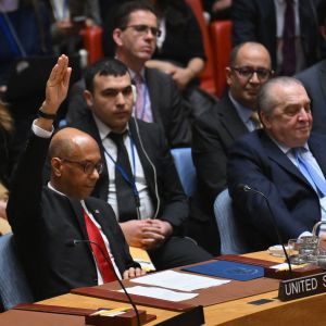 USA:s biträdande FN-ambassadör Robert Wood röstade nej till palestinskt FN-medlemskap. 