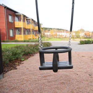 Turun Kärsämäessä puukerrostaloalue.